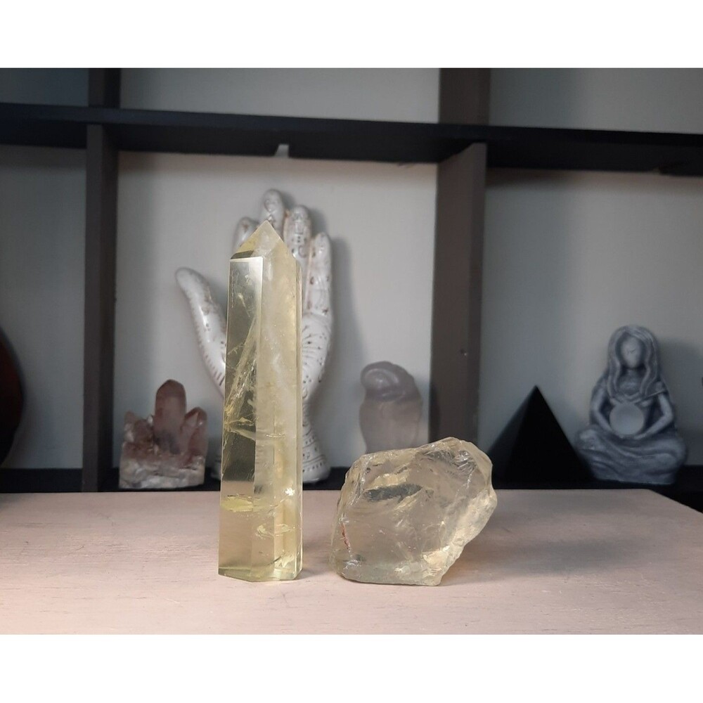 Rainbow Citrine Quartz Crystal Set - Picture 7 of 8